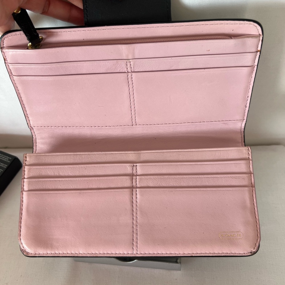 Coach Black Leather Wallet - Picture 6 of 15